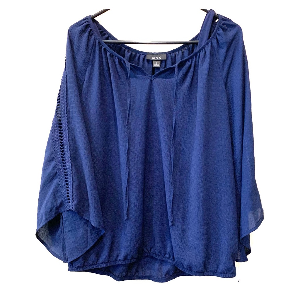 Navy Blue Spring Blouse by ALYX